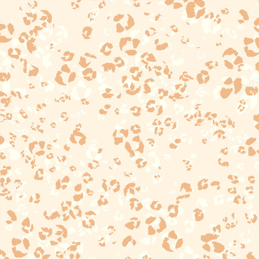 Leopard print pattern on a beige background