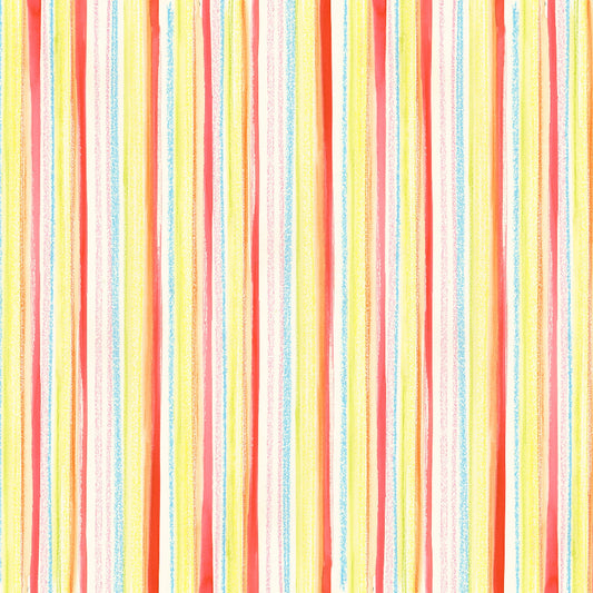 Pattern of colorful vertical rainbow stripes painted and pastel
