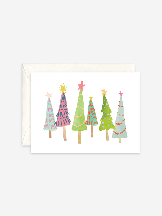 Trees Holiday Cards Set of 10